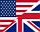 Half British half US flag